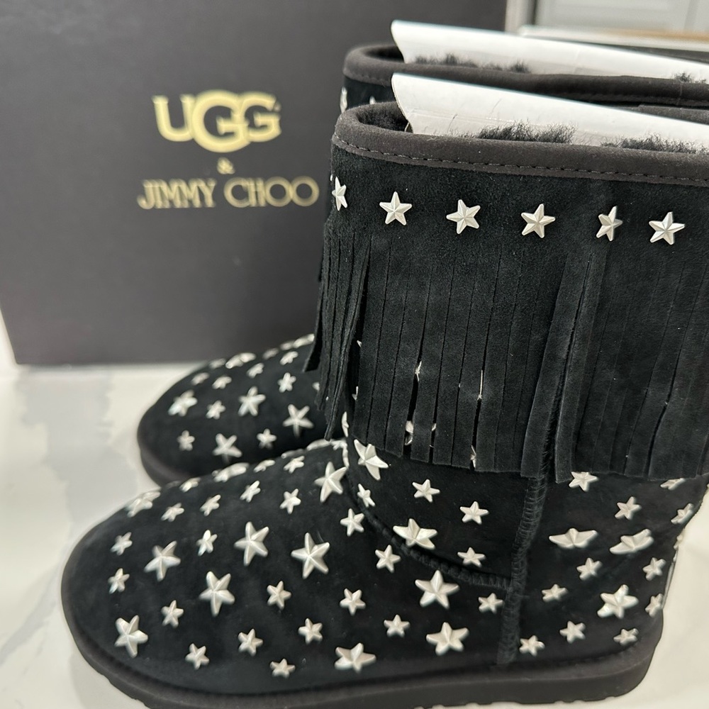 UGG Jimmy Choo UGG Starlit boots size 8